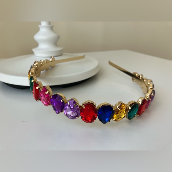 Colorful Headband Rhinestone - Picture 3 of 3